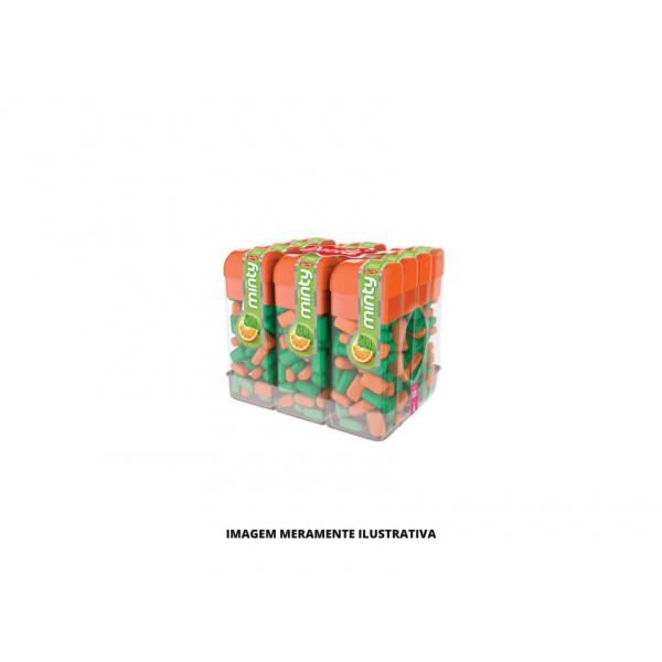 PASTILHA - DOCILE - 14g MINI MINTY HORTELA LARANJA - DP12